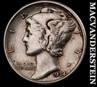 1934 Silver Mercury Dime - Scarce  Better Date  No Reserve  #K1335