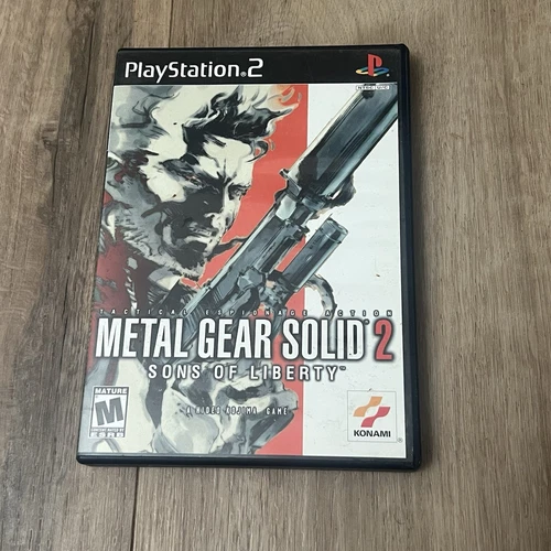 Metal Gear Solid 2 Sons of Liberty PS2 PlayStation 2 Complete CIB + Reg Card
