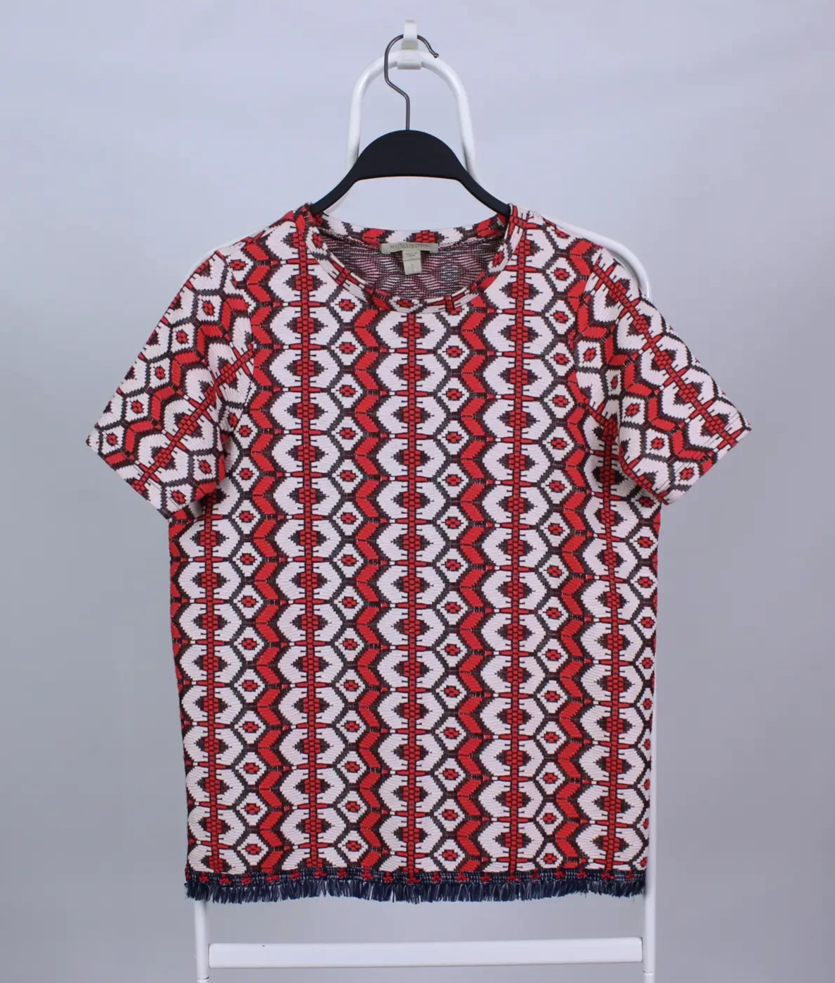 Burberry vintage striped cotton t-shirt for women size L heavy tee