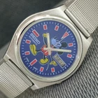 VINTAGE SEIKO AUTOMATIC 7009A JAPAN MENS MICKEY DIAL WATCH a2822-U