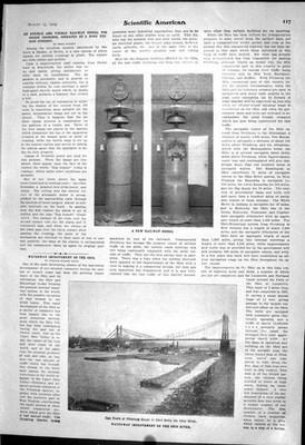Alte 1903 wissenschaftliche amerikanische Wasserstraßenverbesserung Kohle Ohio River Rai 20.