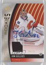 2017 SP Game Used Red Spectrum Premium Materials 6/15 Jon Gillies #171 Auto 5vt