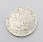 Coin FRG 5 Mark-Joseph Freiherr von Eichendorff 1788-1857-Silver-1957