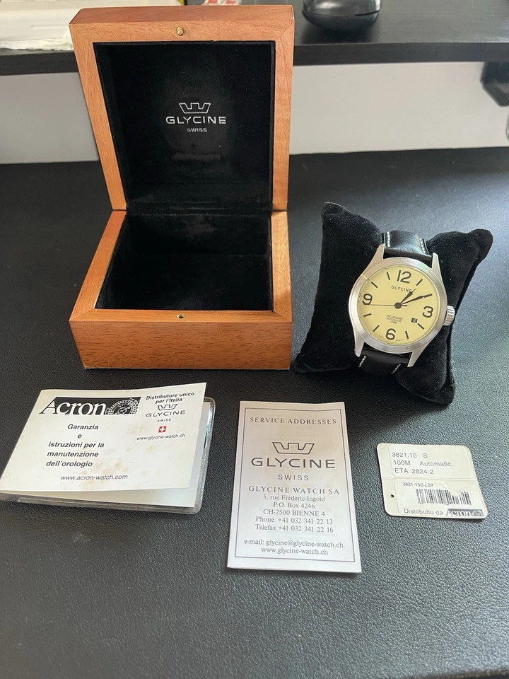 Glycine "Incursore" ', automatico, 100 M, Rif. 3821 (Pre Invicta) - Immagine 2 di 4