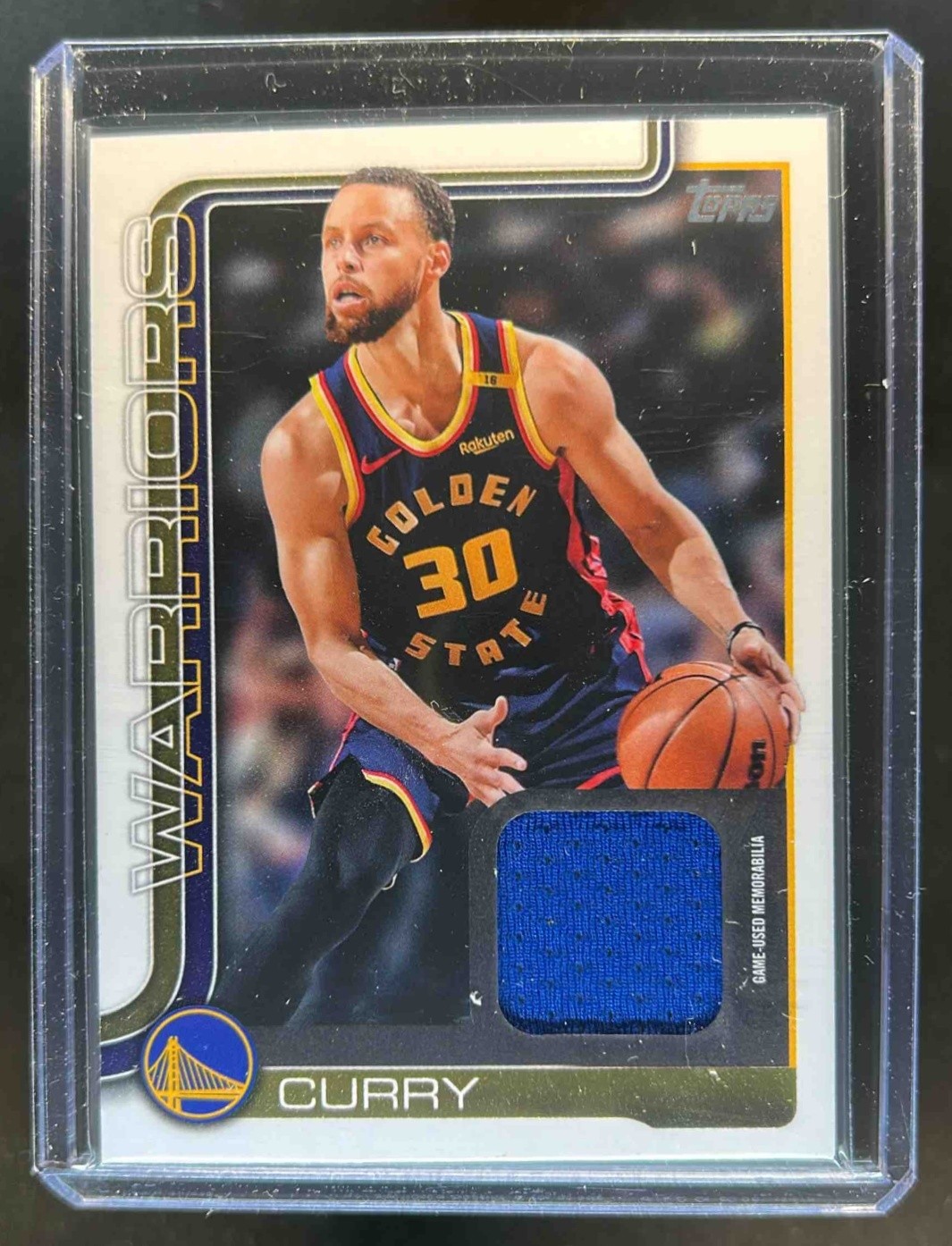 2025-26 Topps Stephen Curry Real One Relic Jersey #FRO-SC Warriors