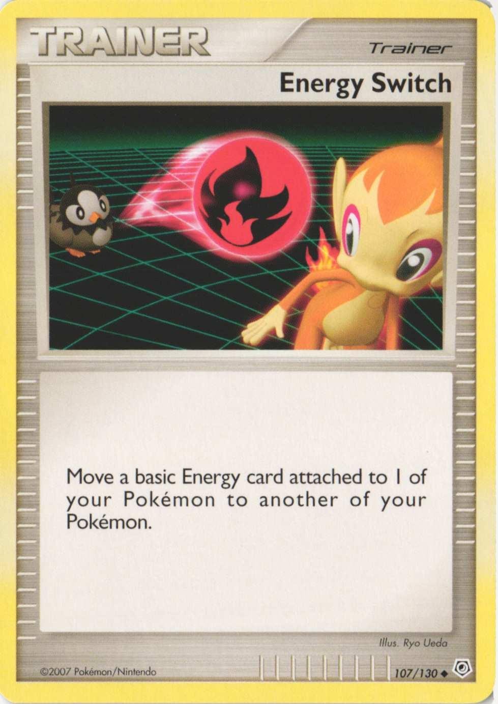 Energy Switch 107/130 Uncommon Diamond & Pearl Pokemon Near Mint