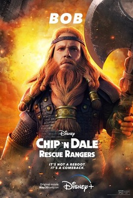 Chip N Dale Rescue Rangers 8 Filmposter Kunstdruck Neon Enhanced Adventure Luxu