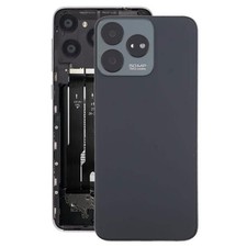 For ZTE Axon 50 Lite 8050 Rear Back Glass Battery Cover with Middle Frame Black