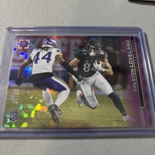 2025 Panini Photogenic *Purple Cracked Ice* COLSTON LOVELAND RC #188, 14/99