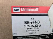Drum Brake Shoe Motorcraft BR-974-B fits 10-13 Ford Transit Connect
