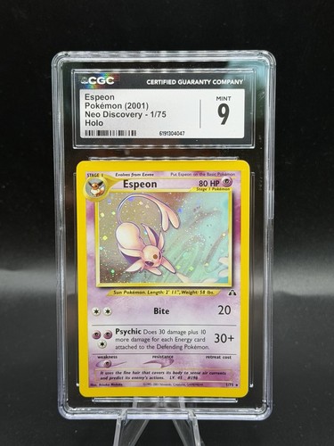 Espeon (Unlimited) graded CGC 9 for sale on eBay