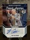 2024-25 Panini UConn Connecticut JIM CALHOUN Private Signings Autograph