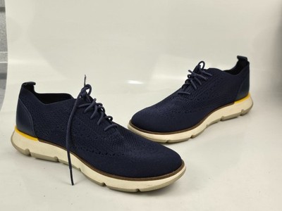 Cole Haan Zerogrand Women's Navy Knit Wingtip Sneakers US Size 9B