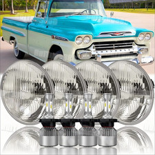 For Chevy 3100 Truck 1958 1959 4pcs 5.75 Round Led Headlights High Low Beam For Chevy 3100 Truck 1958 1959 4pcs 5.75 Round Led Headlights High Low Beam