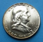 1957 Franklin Half Dollar