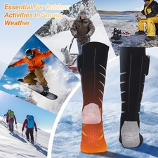 Electric Heated Socks Rechargeable 5000mAh Battery Women Men Winter Foot Warmer