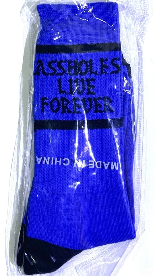 AL AZAR 5 🖐🏼 CULOS*s LIVE FOREVER ALF Linda Finegold Logo Crew Calcetines 🧦 Foto 4 de 4