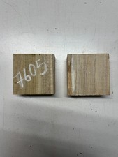 2 Pcs, Poplar Bowl Blank 4x 4x 1-7/8 Woodturning Blocks 7605