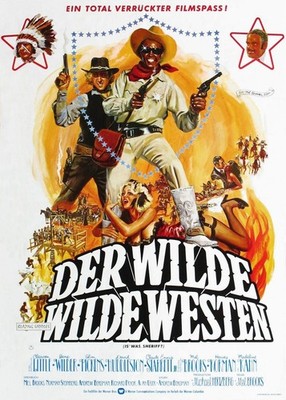 Blazing Saddles 1974 5 Movie Poster Art Print Timeless Display Scene Collector C