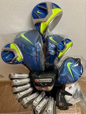 NIKE Vapor Fly Golf Club Set 1W 5W 3H SQ Irons Odyssey Putter w/Bag & Headcovers
