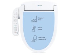 Brondell SE400-EW Swash SE400 Electric Bidet Toilet Seat With Heated Seat,...