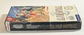 Dusty Diamond's All-Star Softball (Nintendo NES 1990) Cart & Box Only