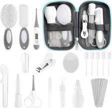 Baby Healthcare and Grooming Kit for Newborn Kids, 24PCS Upgraded Safety Baby Ca