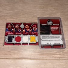 2009-10 UD Sp GU Four on Fabrics JOHNSON/SMITH/WILLIAMS/ARENAS/BUTLER #’d 01/99 