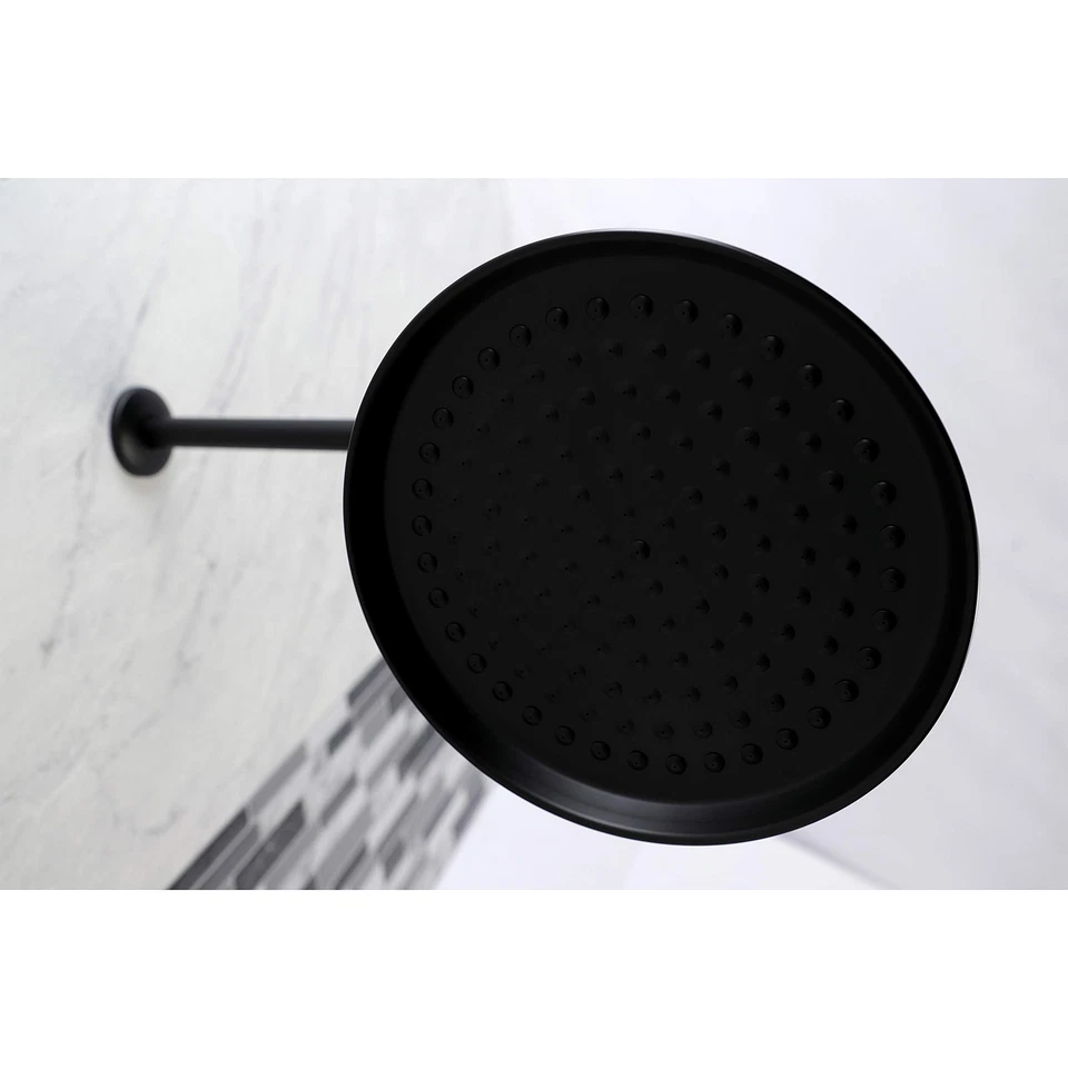 K225K10 Shower Scape 10-Inch Round Raindrop Brass Shower Head with 17-Inch Sh... - Image 3 of 4