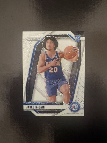 Jared McCain [White Sparkle] #222 2024 Panini Prizm card
