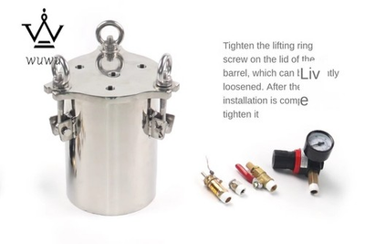 #ad Stainless Steel Pressure Drum 304 Dispenser Glue Valve Pressure Reservoirs $676.39