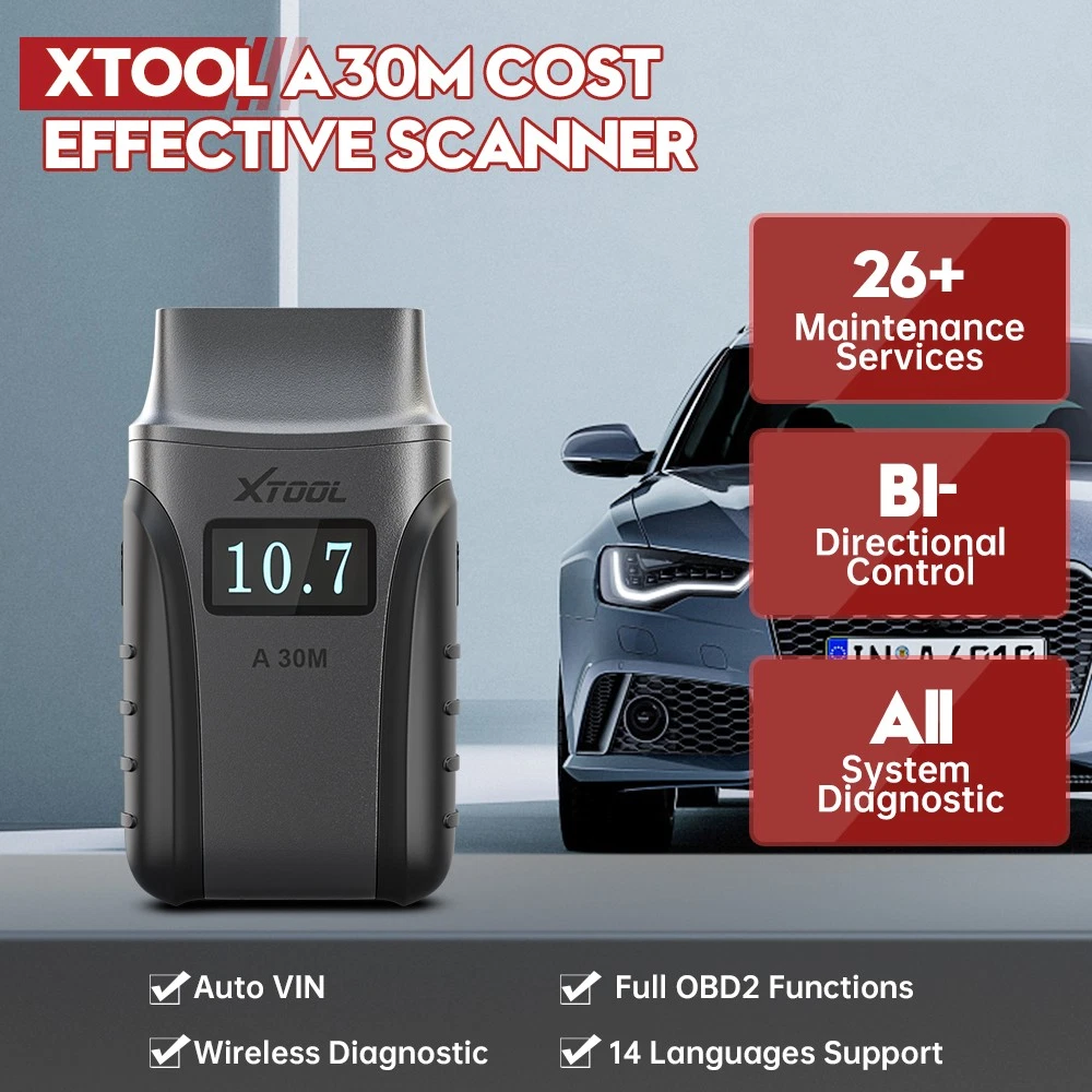 XTOOL A30M Bluetooth Bidirectional OBD2 Scanner All System Diagnostic 26+Service image 5
