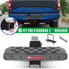 Rear Bumper Guard Towing Hitch Step Bar Steel New For 2" Trailer Hitch Receiver