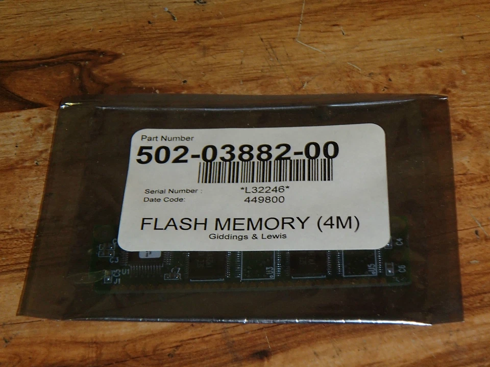 **NIB** Giddings and Lewis Flash Memory 4M 502-03882-00 _ 5020388200 - Image 3 of 4