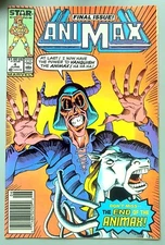 Animax #4 ~ MARVEL / STAR 1987 ~ Final Issue - newsstand VF/NM