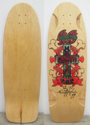 Santa Monica Bull Dogs Skateboard Deck Signed by Wes Humpston | eBay