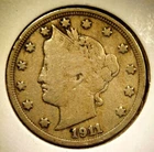 Photo of a 1911-P Liberty Nickel from an eBay listing that sold on Jul 16, 2026
