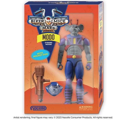 Biker Mice from Mars - Modo 7-inch Scale Action Figure - Picture 2 of 2