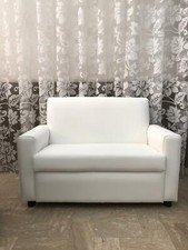 divano  ecopelle 2 posti comodo artigianale nuovo made in italy divanetto salvas