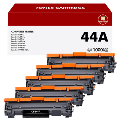 1-5x XXL TONER kompatibel zu HP CF244a 44A LaserJet Pro M15a M15w MFP M28a M28 w