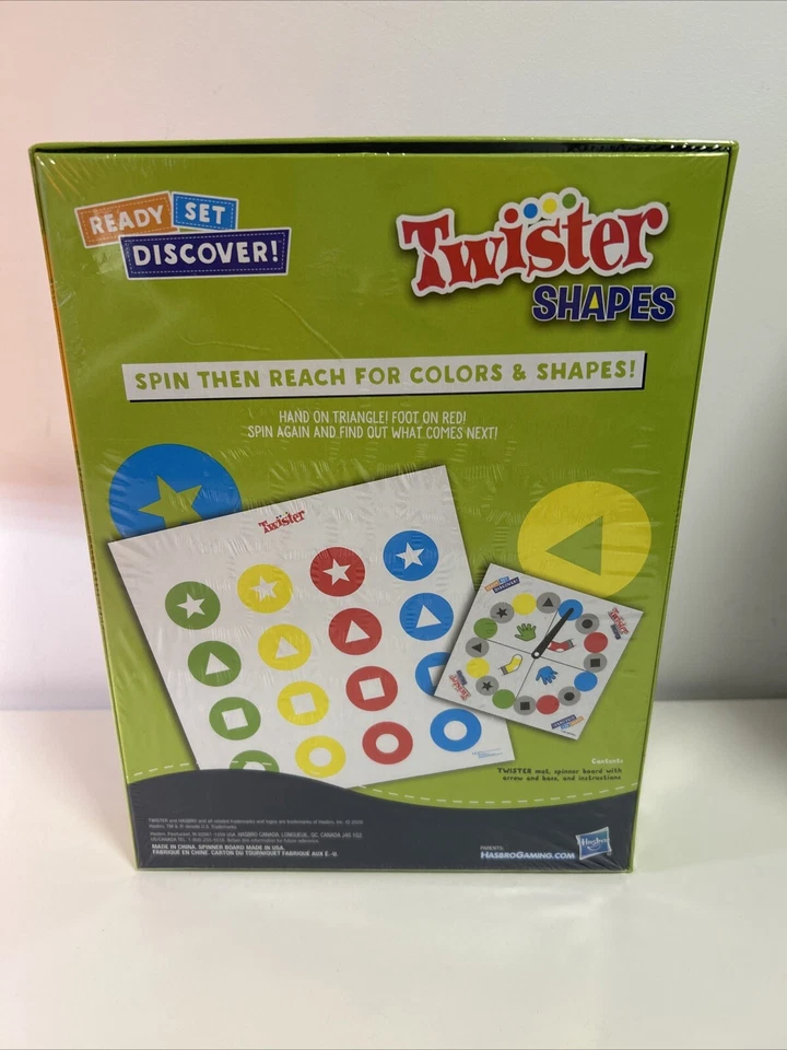 NEW - Hasbro Ready Set Discover Twister Shapes Game, Game for Kids Ages 4 and Up - Image 3 of 4