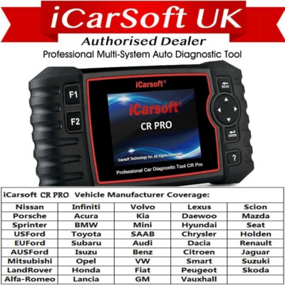 iCarsoft CR PRO - 2026 FULL System ALL Makes Diagnostic Tool - Official Outlet