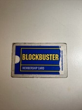 blockbuster video membership card 1996