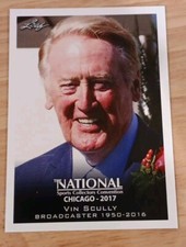 Vin Scully 2017 Leaf National Sports Collectors Convention #VIP-01 Los Angeles