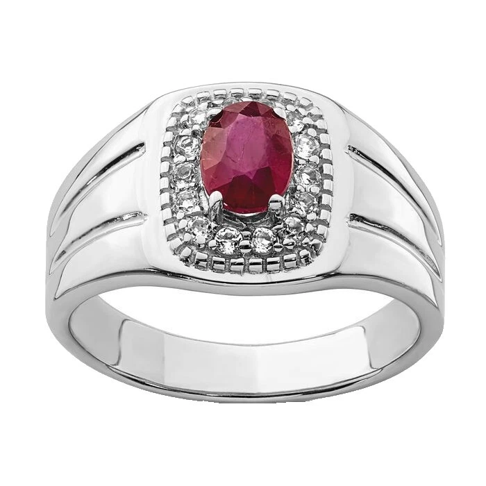 Joyería de topacio para hombre