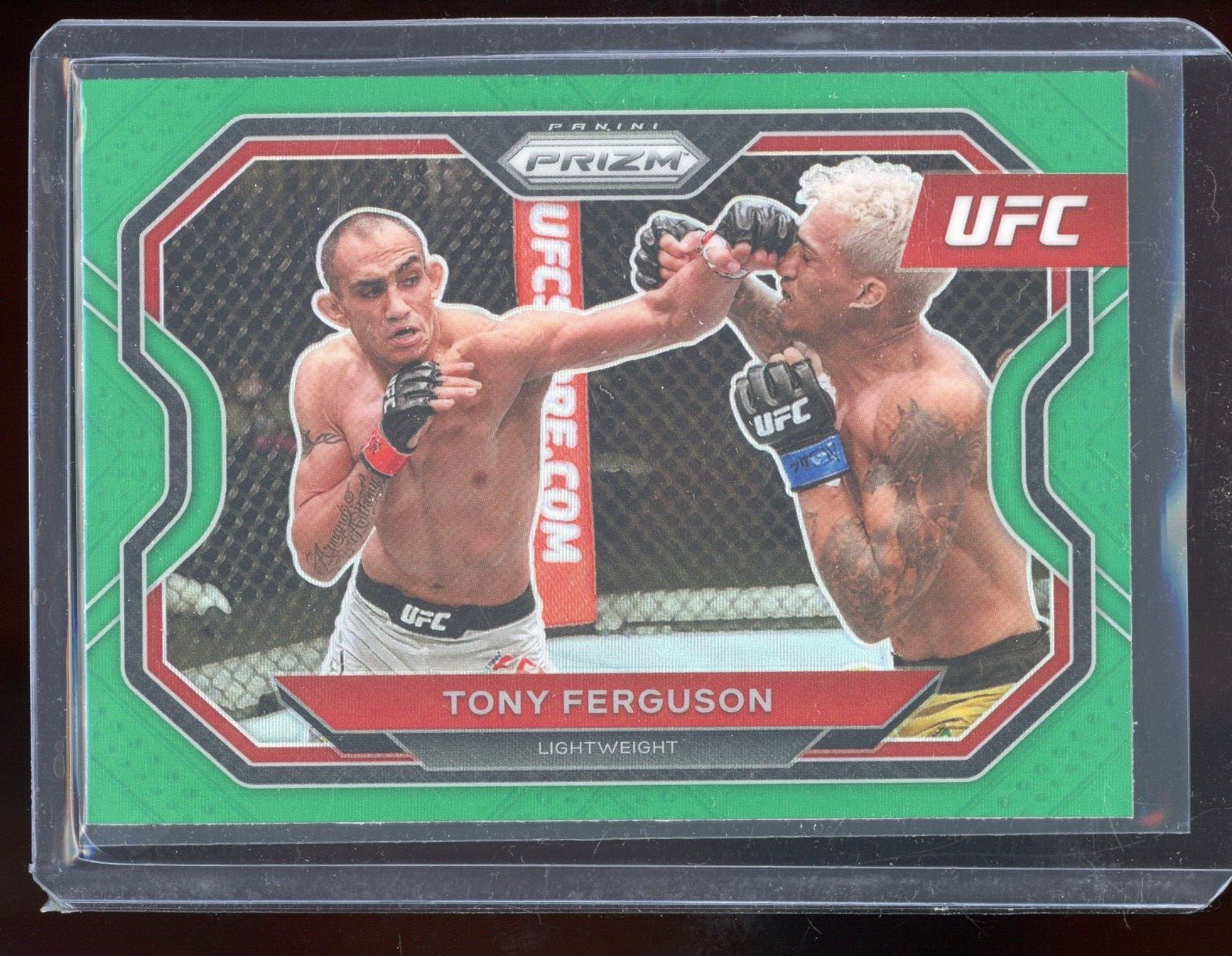 2021 Panini Prizm UFC Tony Ferguson Green Prizm #119