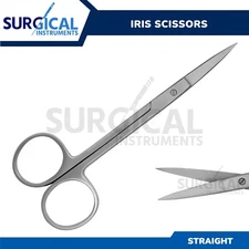 Iris Scissors Straight 4.5" Dental Veterinary Surgical Instruments German Grade