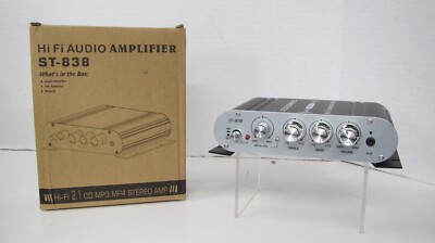 ST-838  Amplifier  12V 2.1 Channel Stereo w Line level inputs (USA Shipping)