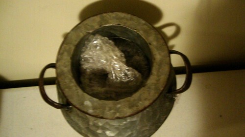 New Country Milk Cans in distressed metal - SALE - Picture 4 of 7