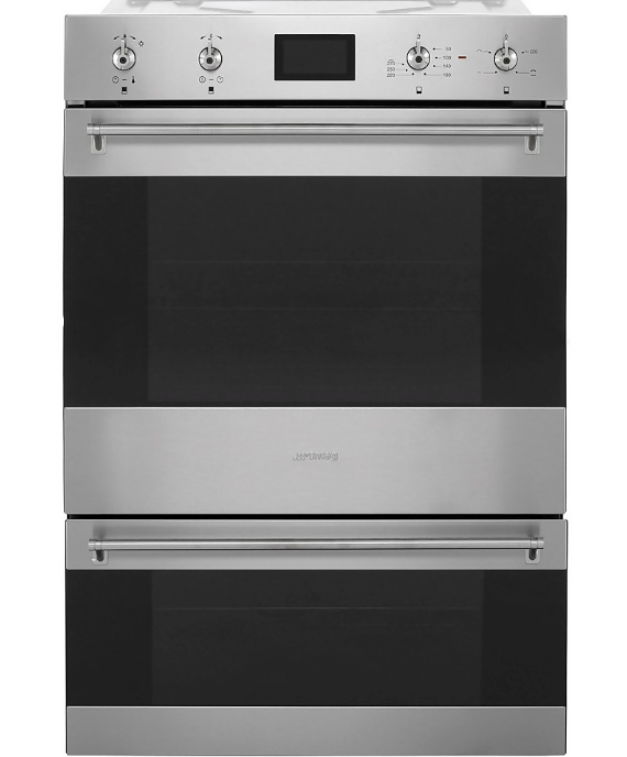 Smeg 2 yr old Electric Double Oven DOSP6390X Pyrolytic Oven Black